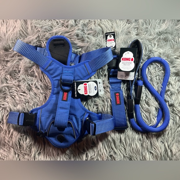 Kong Dog Xl Kong Waste Bag Harness With Collar And Leash Poshmark